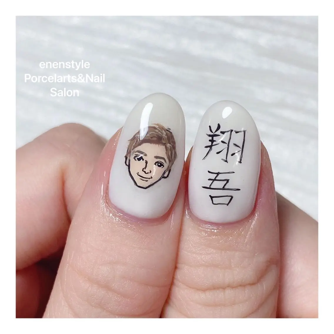 ミディアム ネイル 🐾enen style 🐾のネイルデザイン
