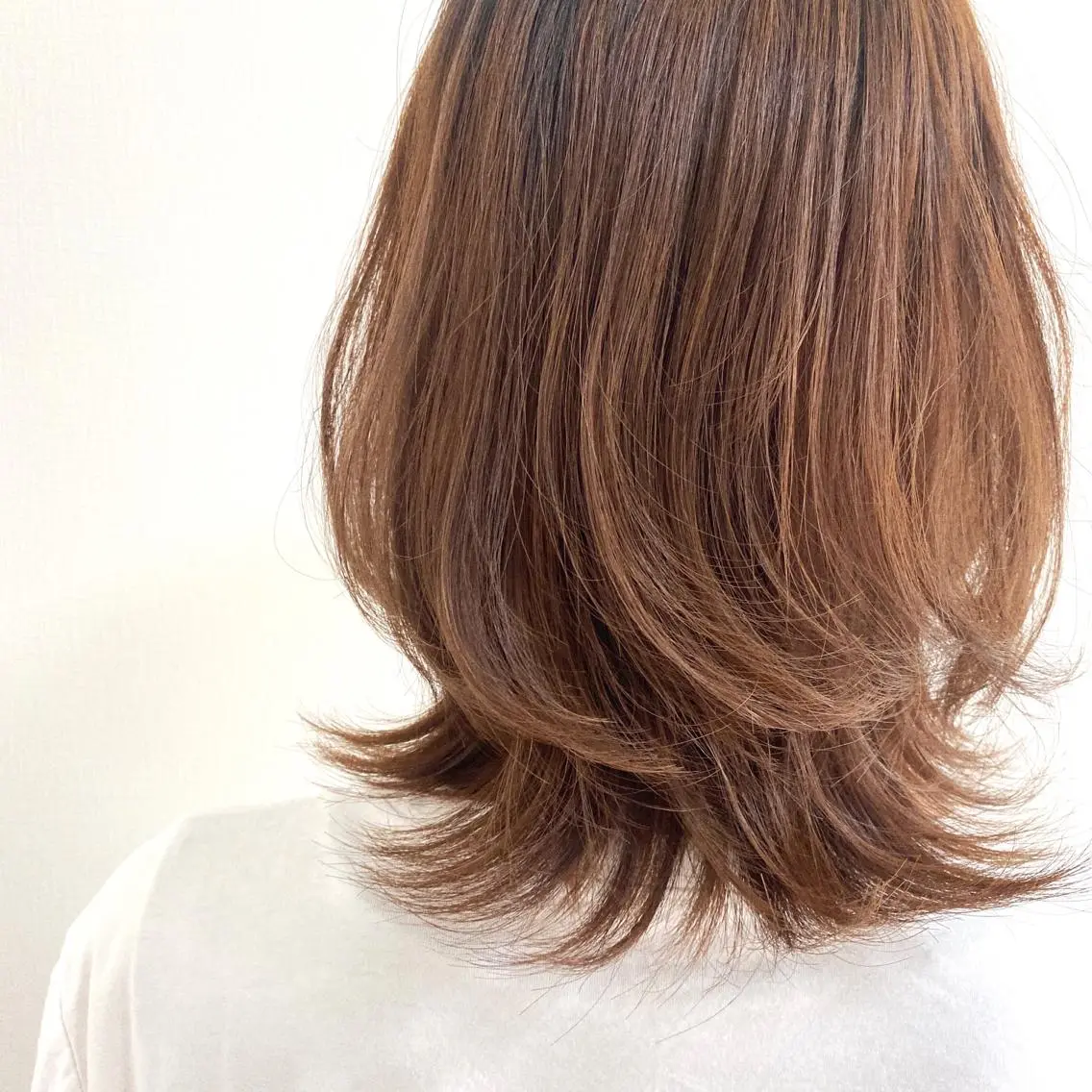 ミディアム ボブ ウルフカット レイヤーカット 🇰🇷SAYAのヘアスタイル