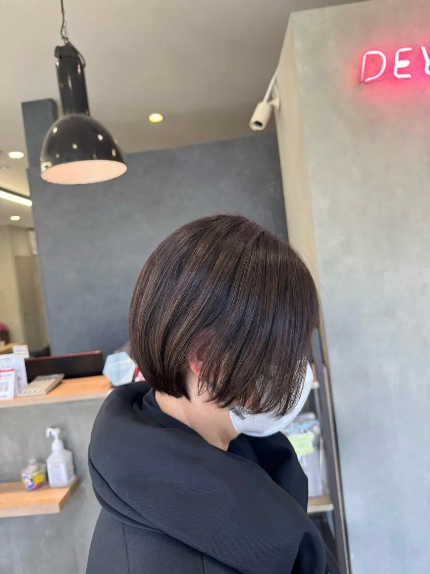 ショート カラー ヘアアレンジ ヘアカラー トリートメント 💫きたはら りおん💫のヘアスタイル