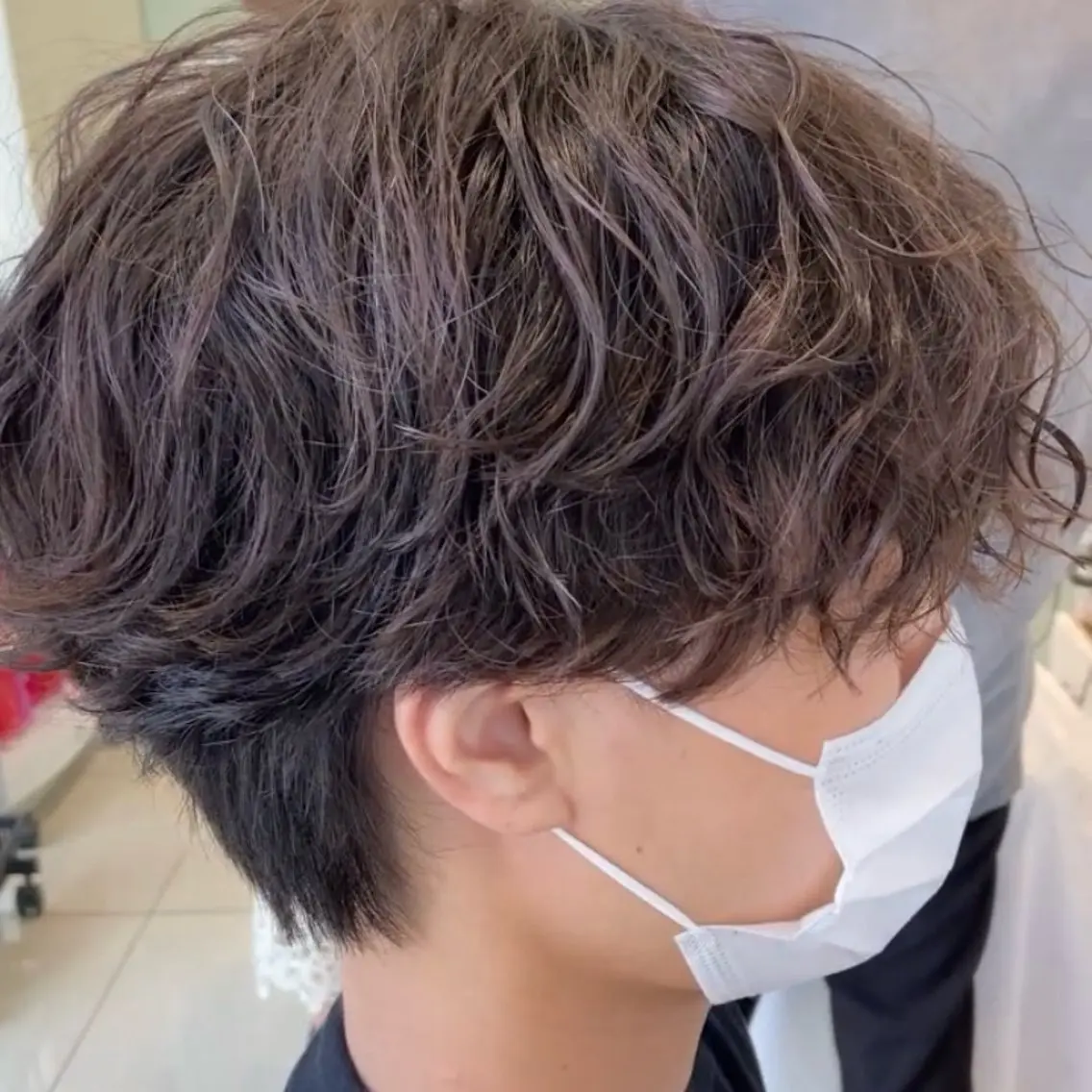 パーマ メンズ メンズパーマ メンズ縮毛矯正 ♠️店長下平隼人のヘアスタイル