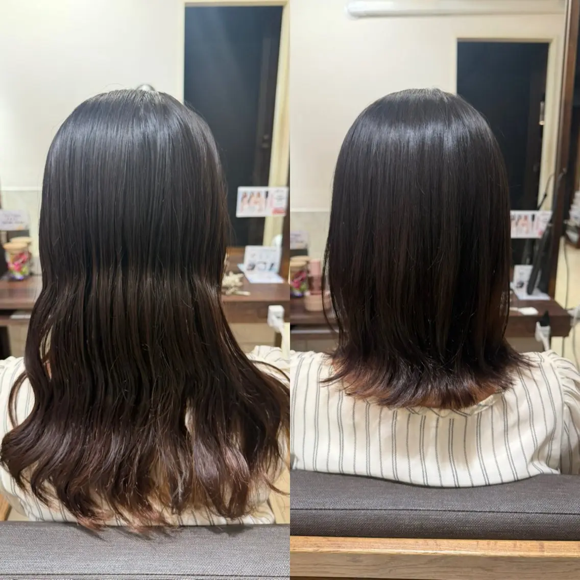 カット(ロングからミディアム)+トリートメント⚠️3cm以上切れる方のみの写真