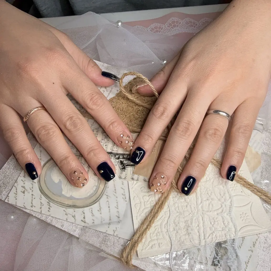 （新人ネイリスト）【HAND】持ち込みデザインシンプルやり放題￥7980⇒6500の写真