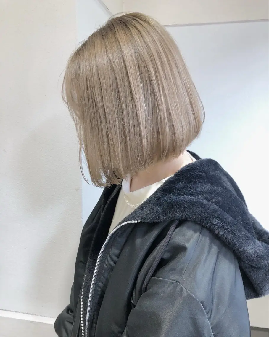 ショート カラー ヘアカラー トリートメント gisel エリナのヘアスタイル
