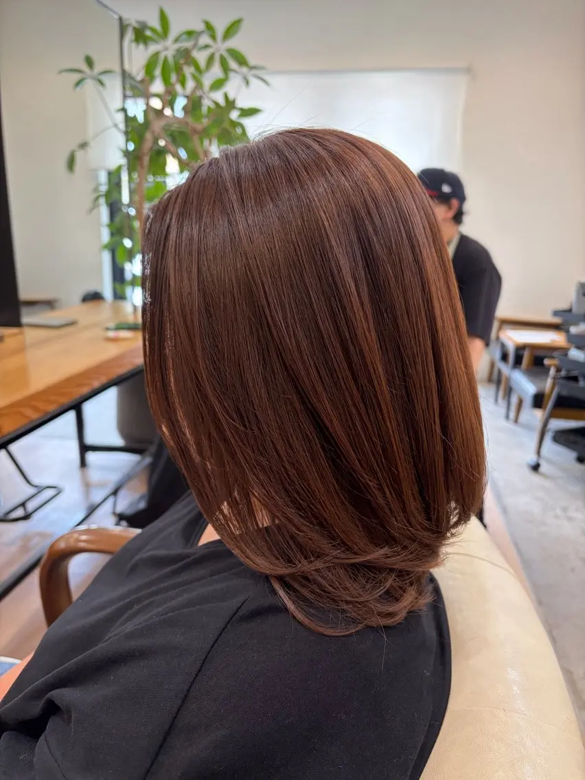 ミディアム 似合わせ透明感カラー 宇治　ヤマノのヘアスタイル