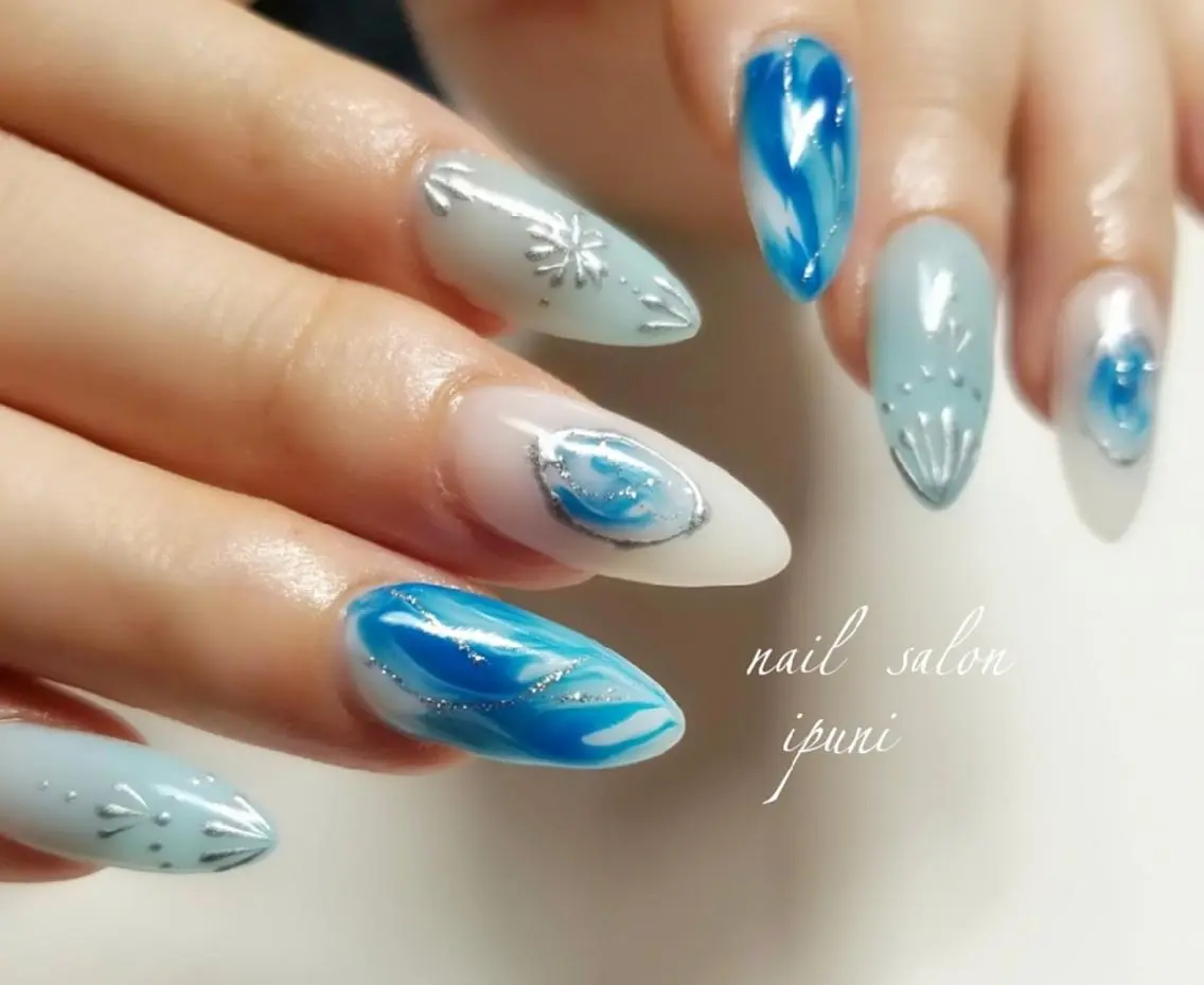 ネイル スカルプネイル nail salon ipuniのネイルデザイン