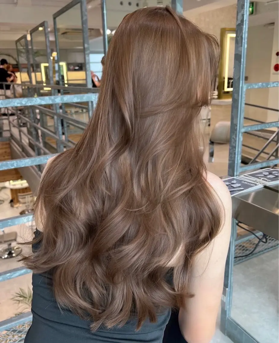 ロング Misato🎀🖤 ブリーチ/パーマのヘアスタイル