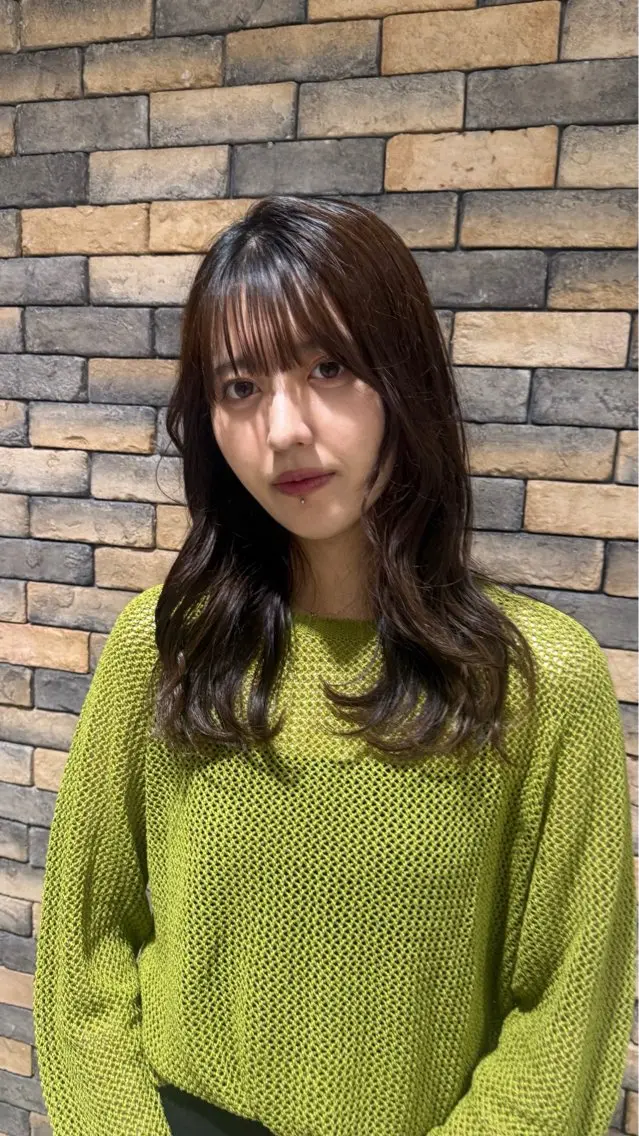 セミロング カラー カット ヘアカラー トリートメント "Daisy" Rio /大名・天神のヘアスタイル