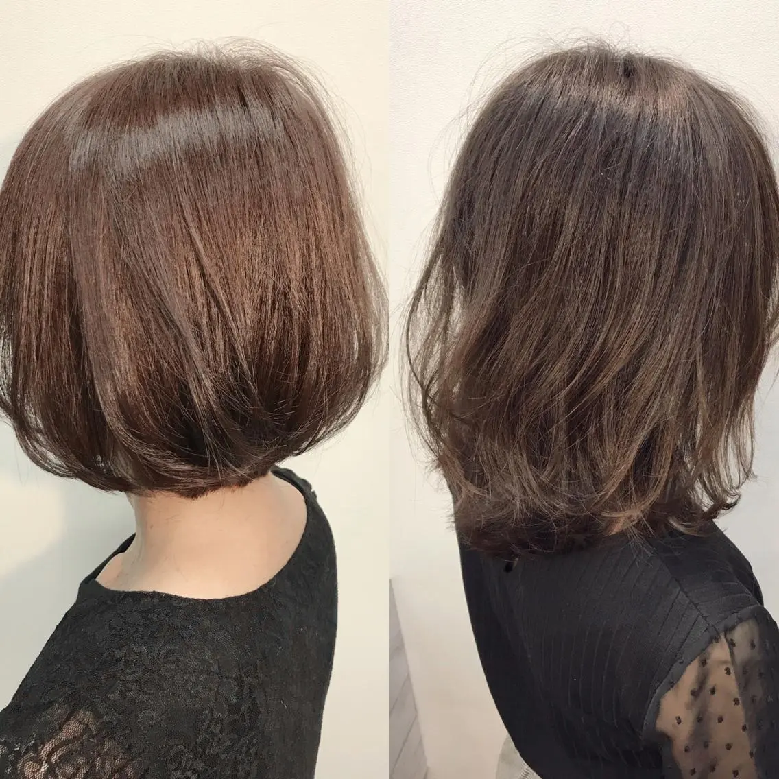 ミディアム カラー ベージュカラー 透明感カラー グレージュ カット ヘアカラー トリートメント 田室 和幸のヘアスタイル