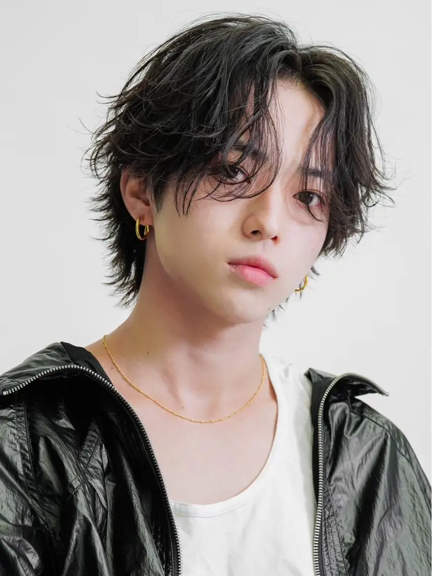 ミディアム パーマ トリートメント ヘアセット 蛯原 興輝のヘアスタイル