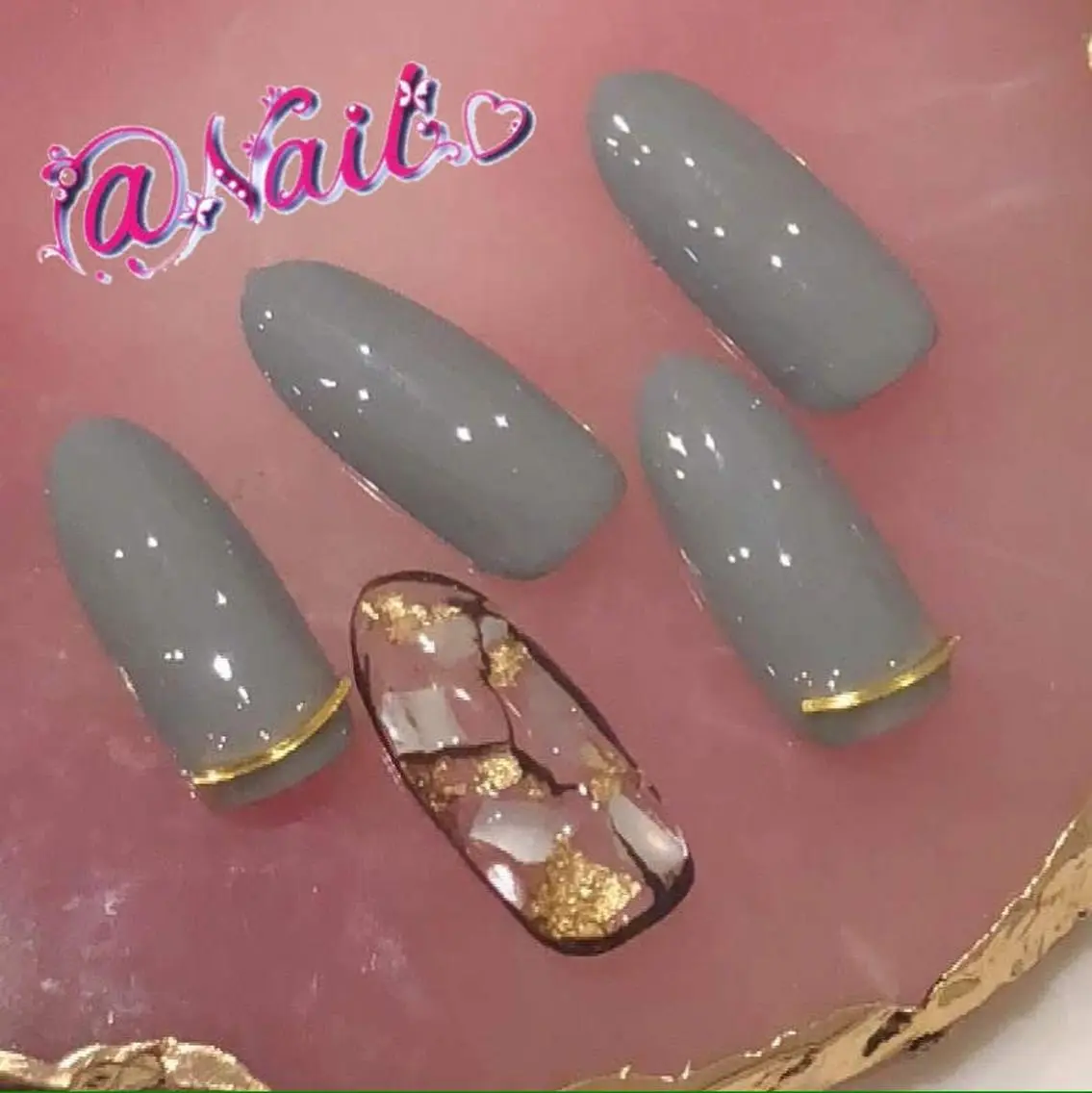 ネイル ネイルチップ 小尾 栞のネイルデザイン