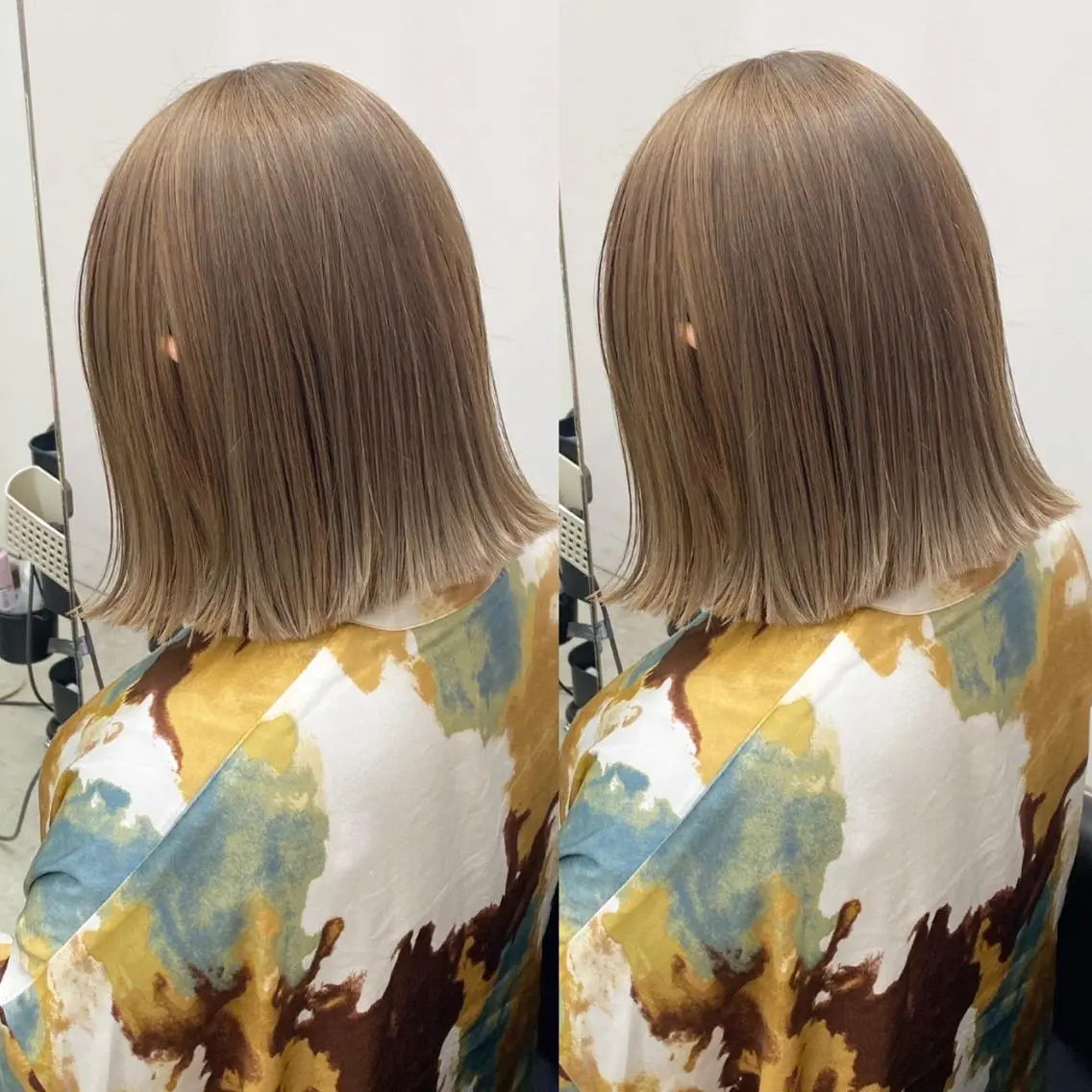 ミディアム カラー ヘアカラー トリートメント エクステモデル募集 💗大阪梅田/川上のヘアスタイル