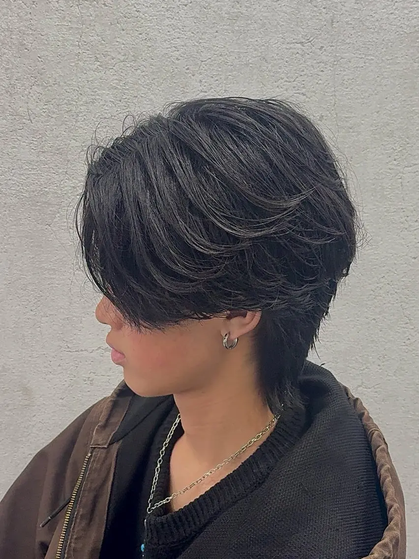 パーマ メンズ メンズパーマ ニュアンスパーマ カット パーマ 毛流れ/シャドウ 🇰🇷AYATOのヘアスタイル