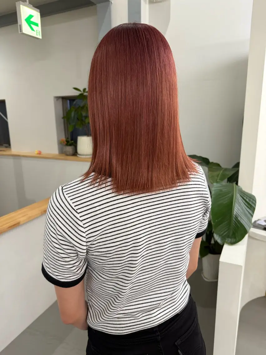 カラー ヘアカラー 檜 果歩のヘアスタイル