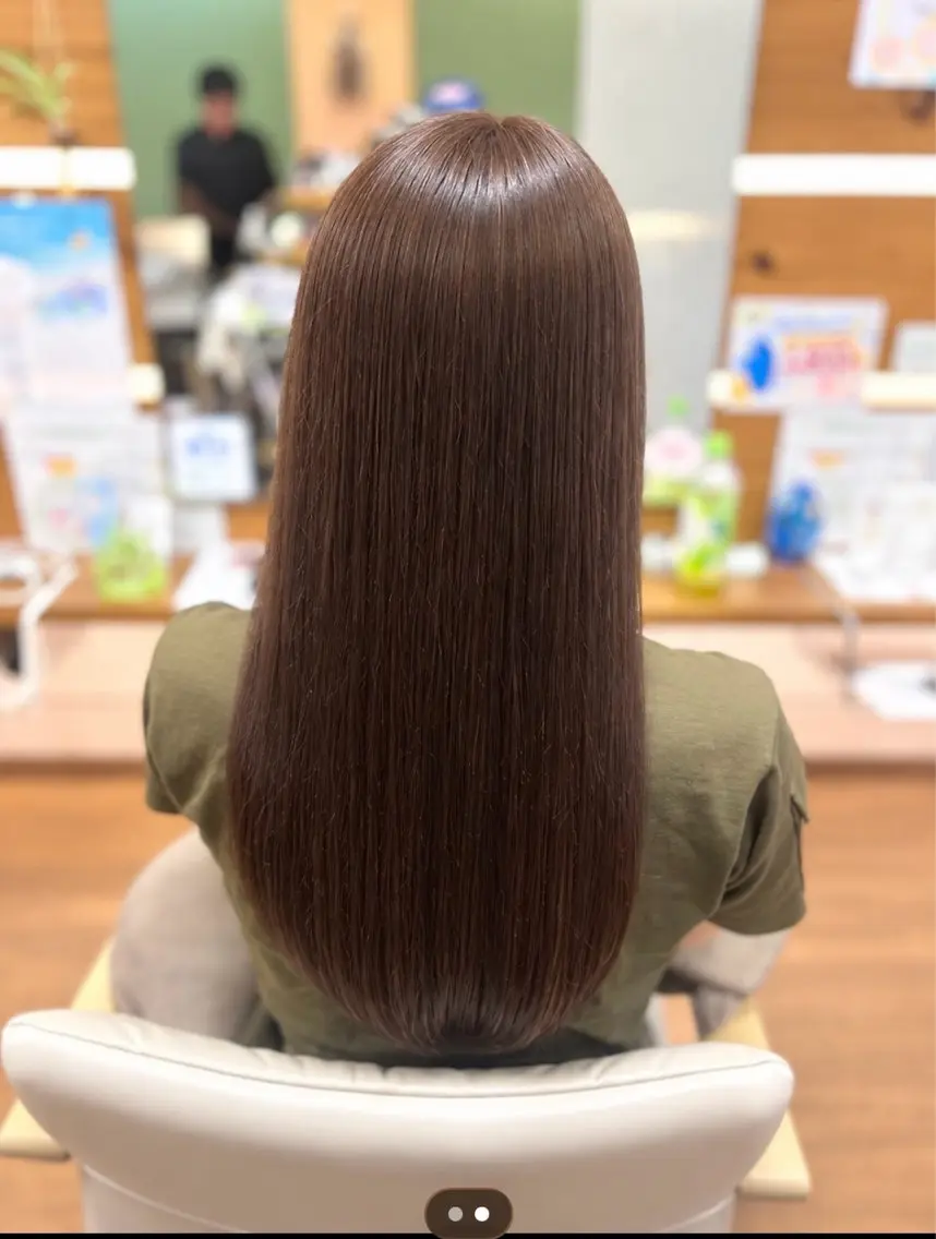 ロング 神谷 千明のヘアスタイル