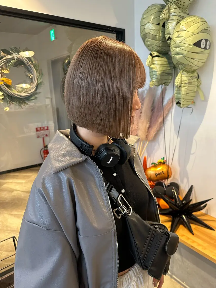 ショート カラー カット ヘアカラー トリートメント yuika .のヘアスタイル