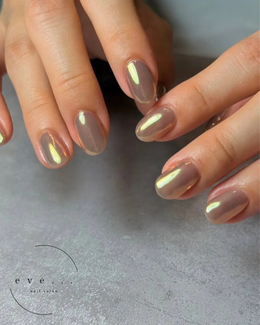 ネイル オーロラネイル ハンドネイル nail salon eve...のネイルデザイン