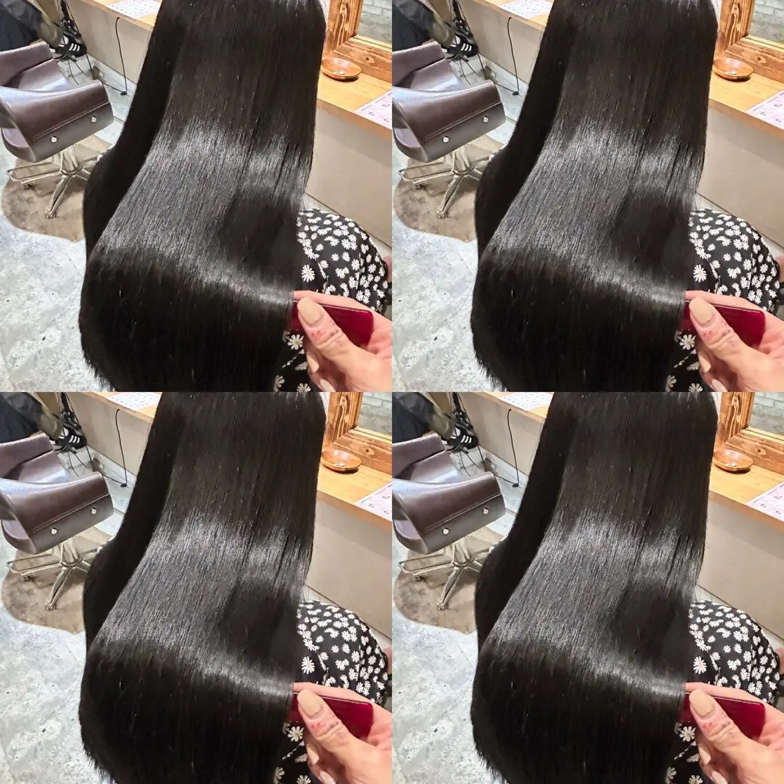 ロング カラー ダークグレー 髪質改善 カット ヘアカラー トリートメント 店長✨髪質改善✖️ 透明感カラー／純大のヘアスタイル