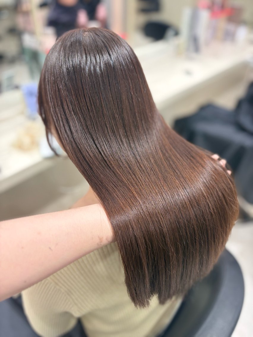 ロング カラー ヘアカラー トリートメント 💕мei 透明感カラー💕のヘアスタイル