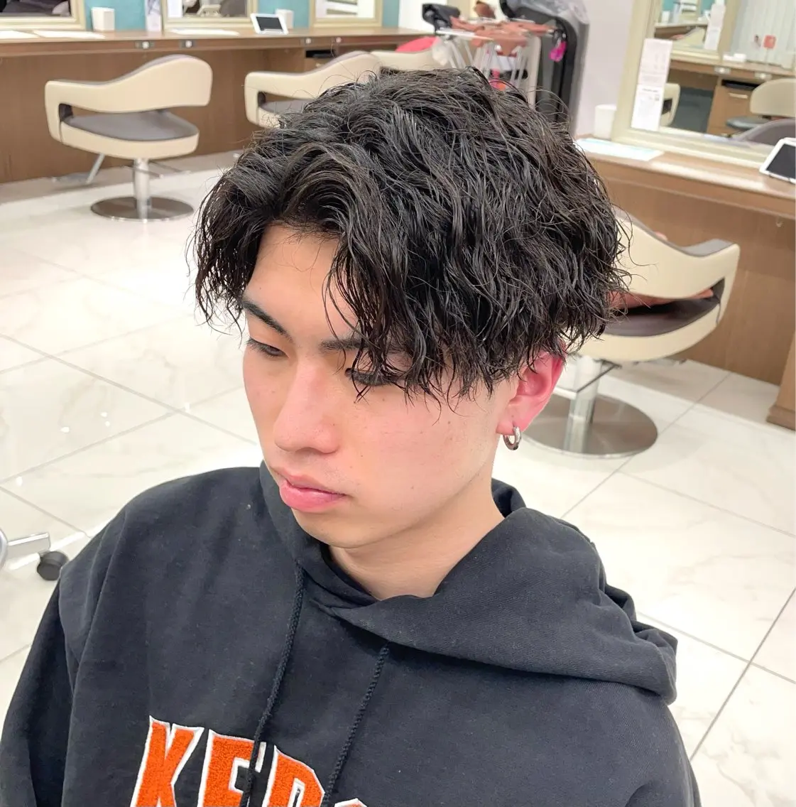 ショート パーマ メンズ カット パーマ 【メンズ特化】 池田大成✂︎のヘアスタイル