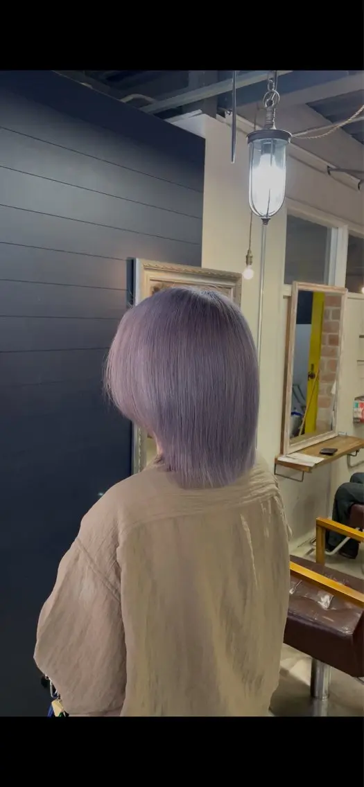 カラー 岩佐 怜のヘアスタイル