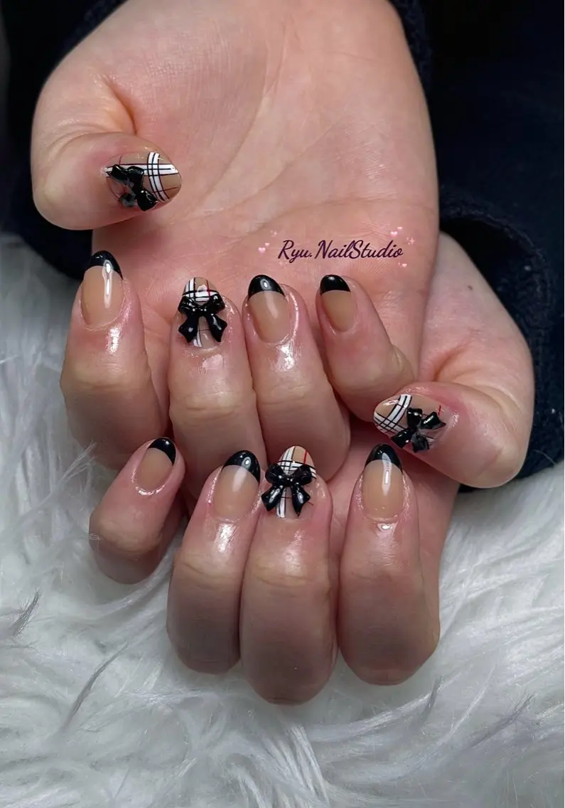 ネイル アートネイル ジェルネイル マグネットネイル ニュアンスネイル シンプルネイル ハンドネイル Ryu nail studioのネイルデザイン