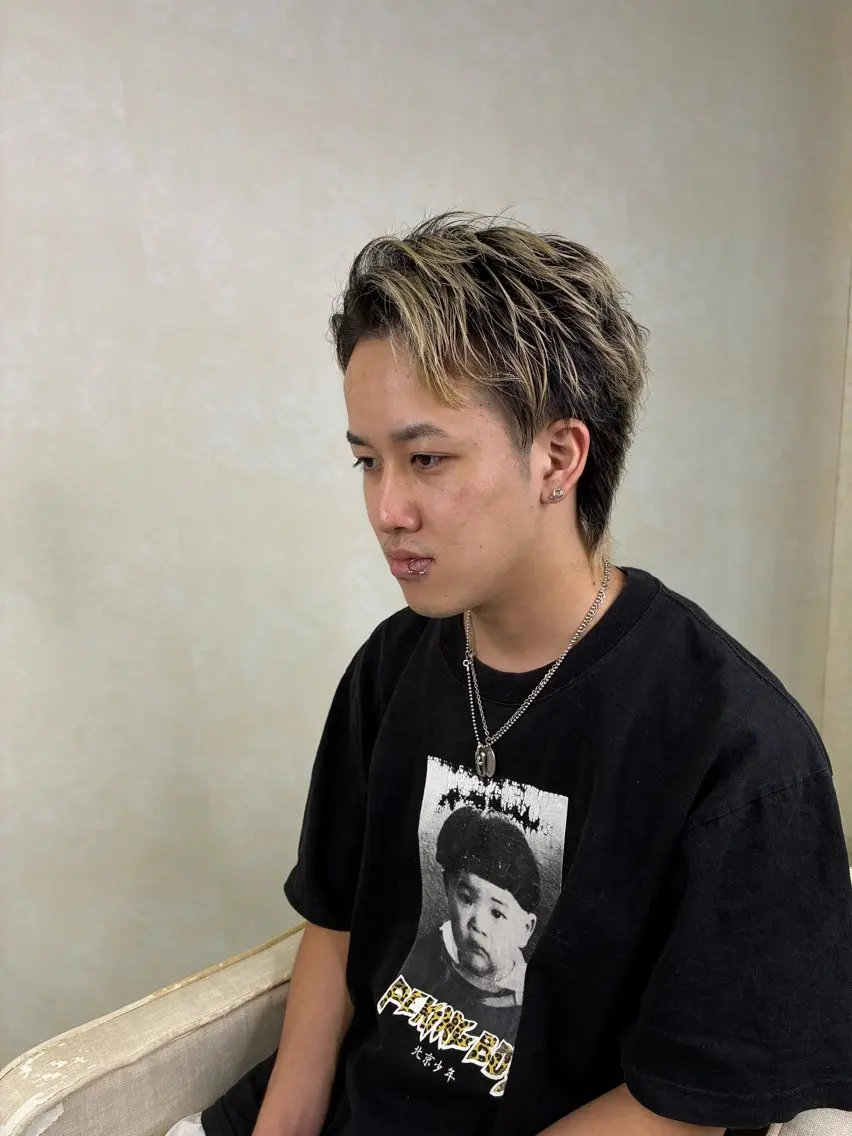 ショート ショートヘア カット ヘッドスパ メンズ特化✨パーマス タイル大得意安田海斗のヘアスタイル