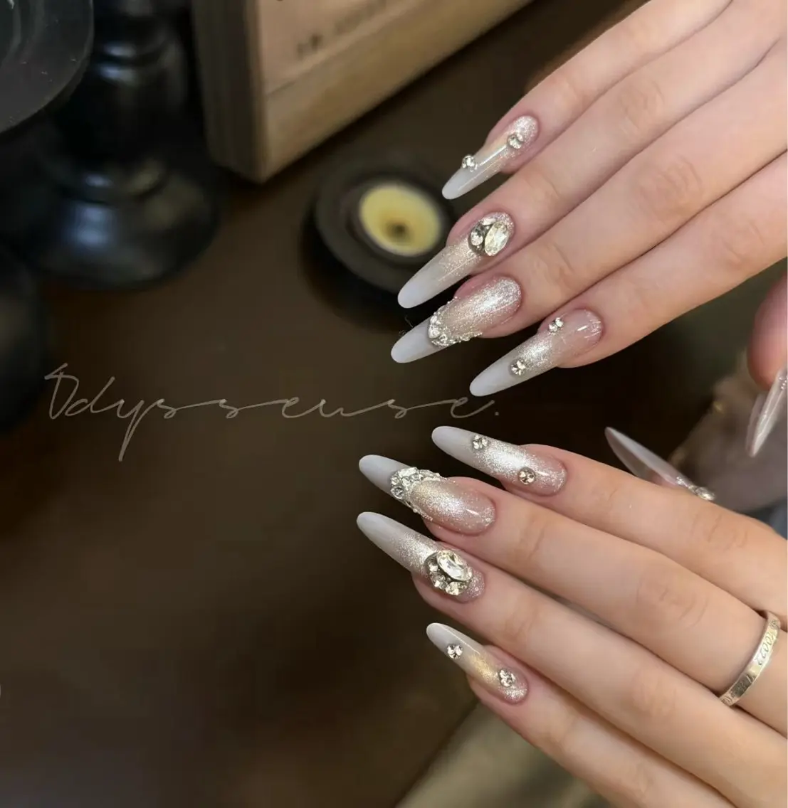 ネイル アートネイル チークネイル 長さ出し フレンチネイル ジェルネイル ハンドネイル 🦋new Nail🦋ニノのネイルデザイン