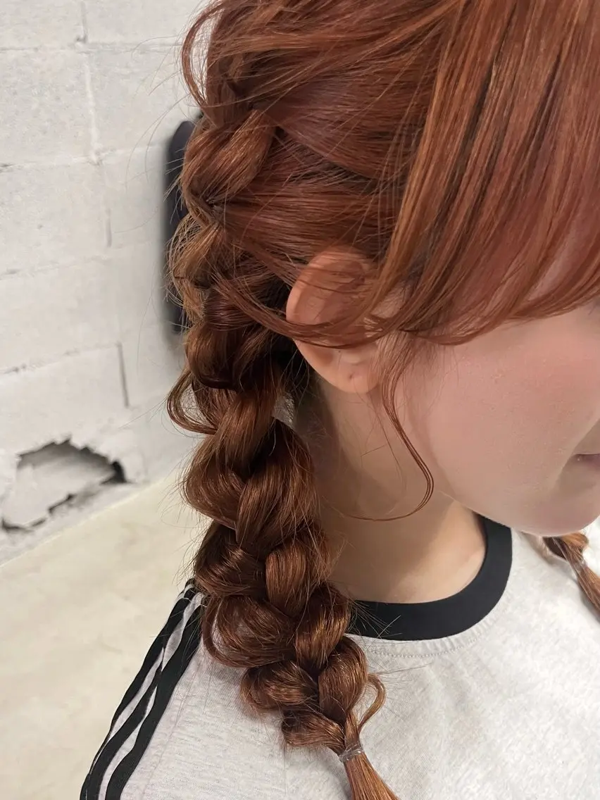 ロング カット ヘアカラー 盛れる透けカラー🎀 似合わせ/uiのヘアスタイル