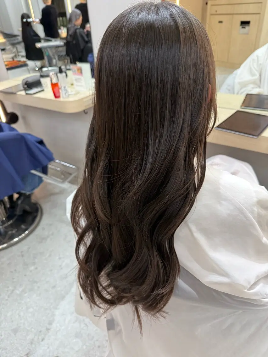 ロング 韓国風ヘア ロング 平山 翔意のヘアスタイル