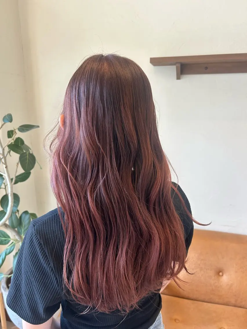ロング カラー ヘアカラー 🖤杉原 萌々香🖤のヘアスタイル