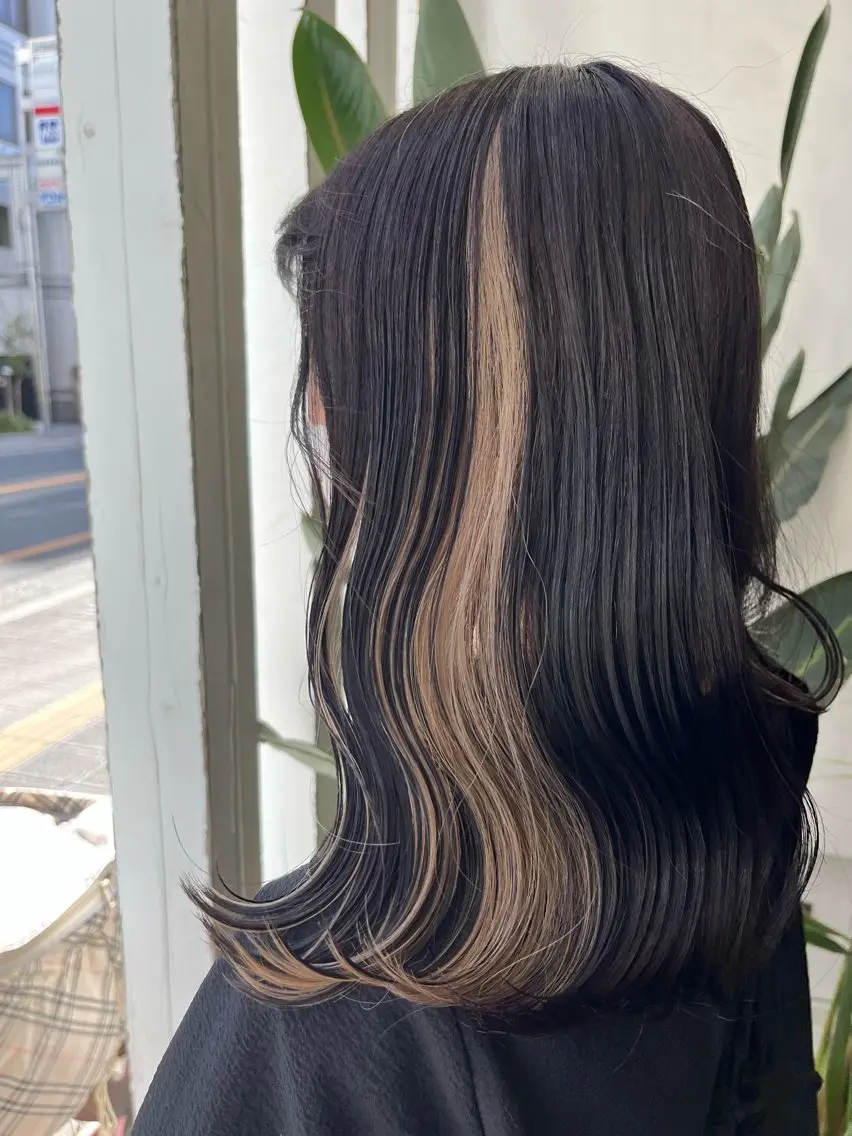 ロング カラー インナーカラー ヘアカラー トリートメント 🫧ハイトーン/ ブリーチ🫧白石航汰のヘアスタイル