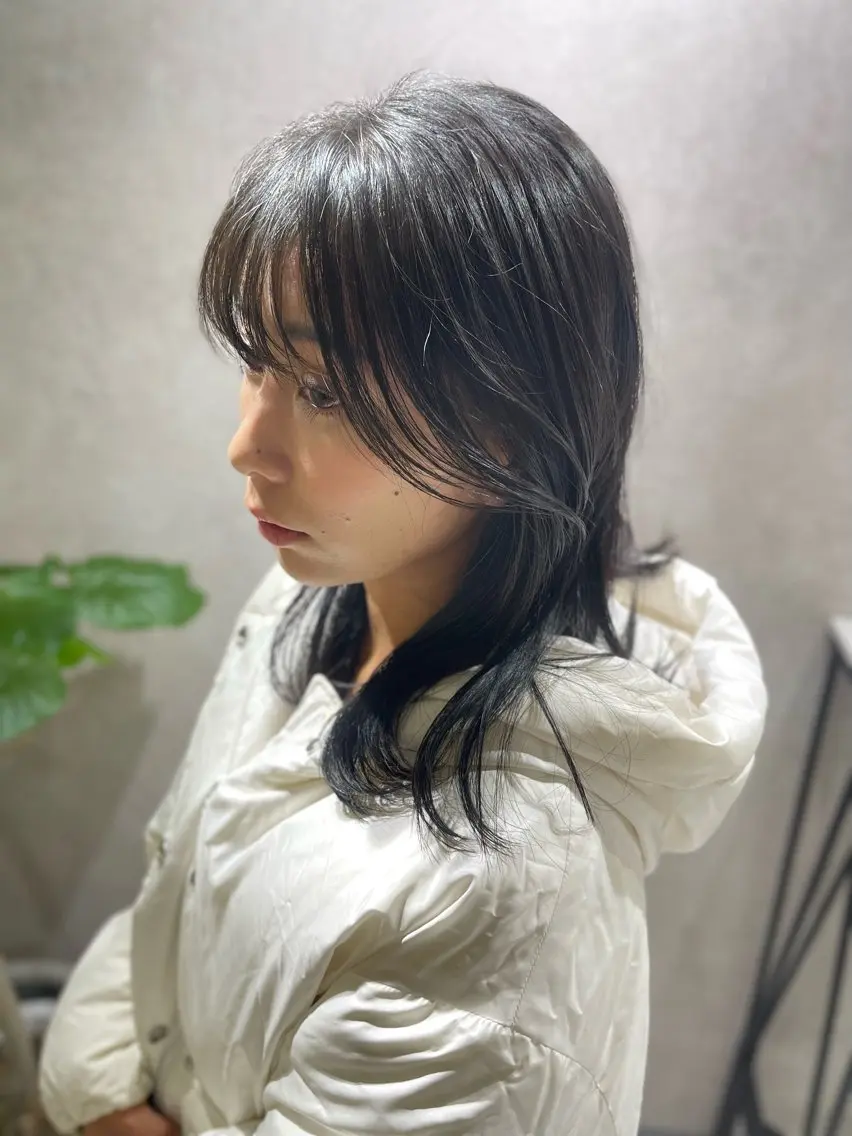 ミディアム カラー カット ヘアカラー トリートメント モテ髪支持率NO.1 KENJIROのヘアスタイル