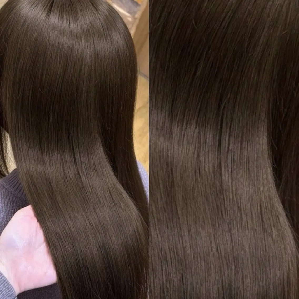 ロング カラー ヘアカラー トリートメント 大人艶髪&Wカラー ✨髪質改善のアユカのヘアスタイル