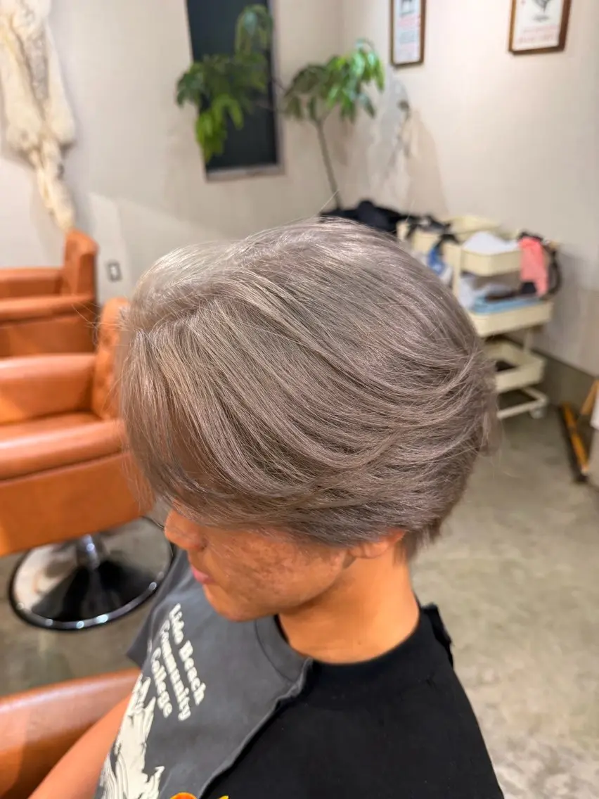 ショート カラー メンズ ヘアカラー ✂︎YUUSEI ✂︎のヘアスタイル