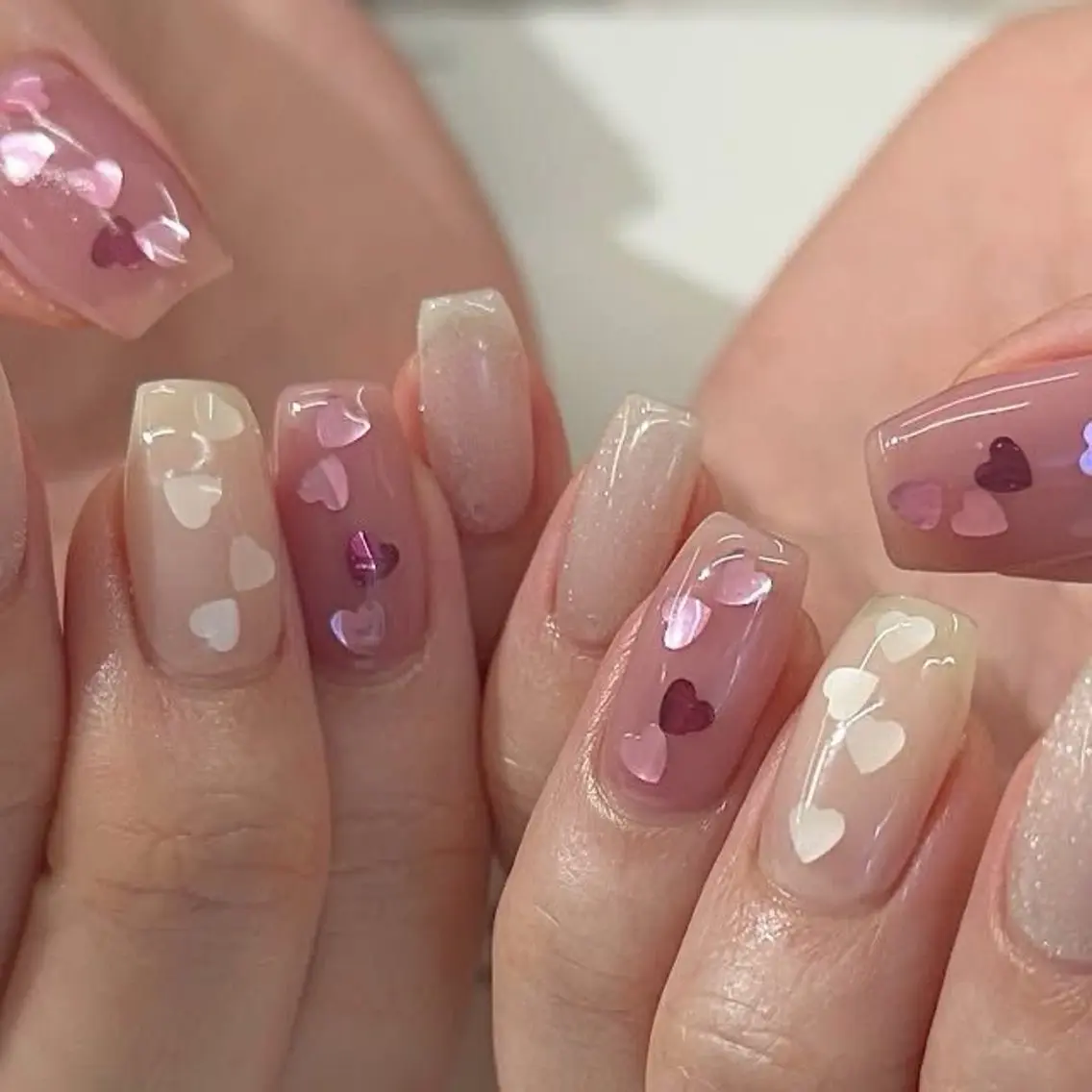 ネイル 韓国ネイル ワンホンネイル Kawaii _Nailのネイルデザイン