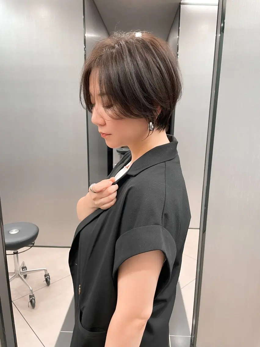 ショート ハイライト ショートヘア 松尾 祐輝のヘアスタイル