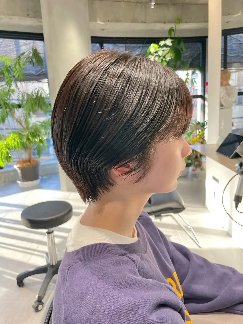 ショート 似合わせカット ショートヘア 表参道レイヤーカット 髪質改善山岸季生のヘアスタイル