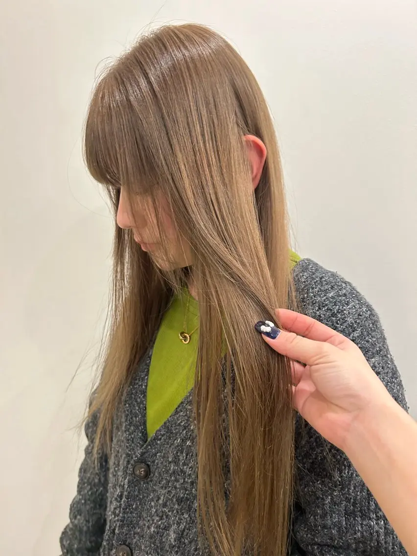 ロング ヘアカラー hair&eye🎀 /momoKaのヘアスタイル