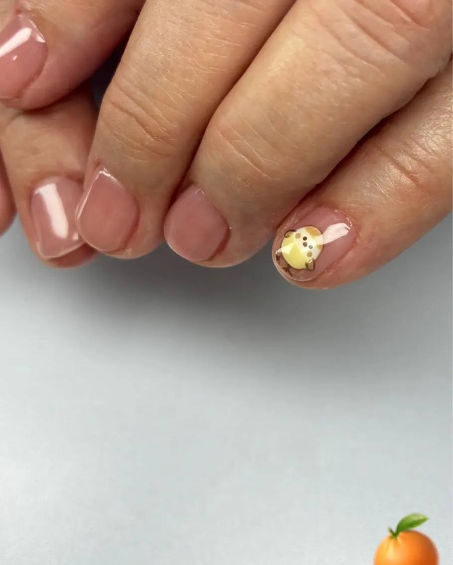 ネイル アートネイル クリアネイル MIKA 🍊のネイルデザイン