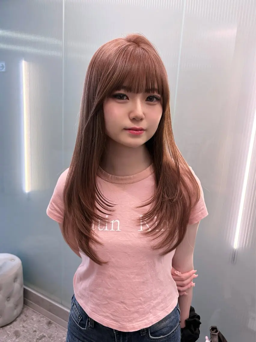 ロング 楠田 美空のヘアスタイル