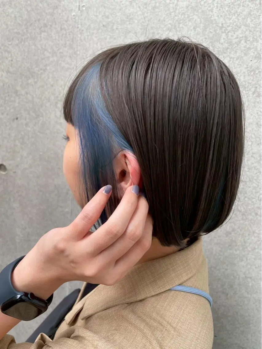 インナーカラー🩵の写真