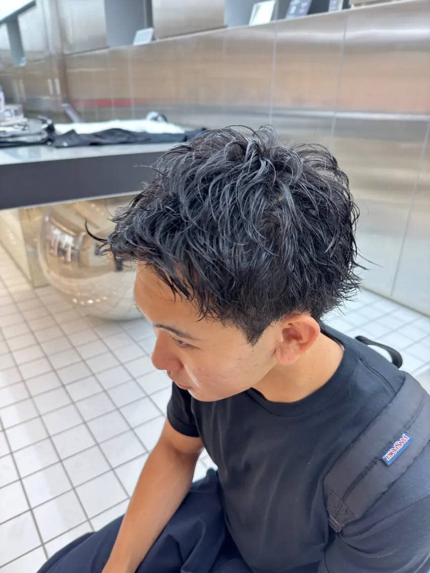 ショート パーマ カット パーマ fifth 児玉達哉 当日予約🙆のヘアスタイル