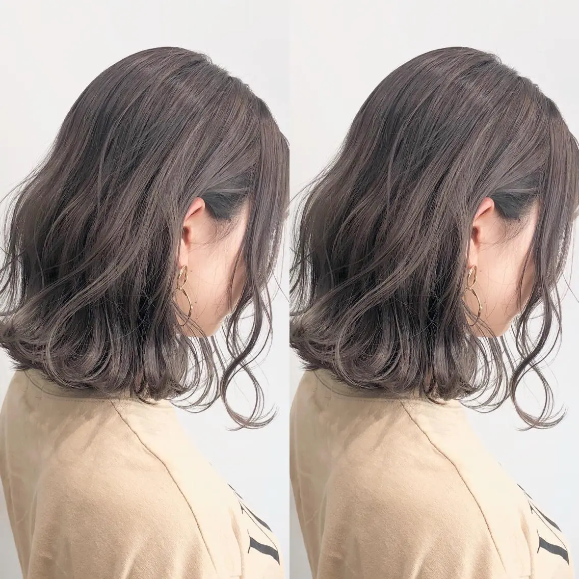 ミディアム カラー 🌙HIZUKI🌙 ハイトーン 艶髪のヘアスタイル