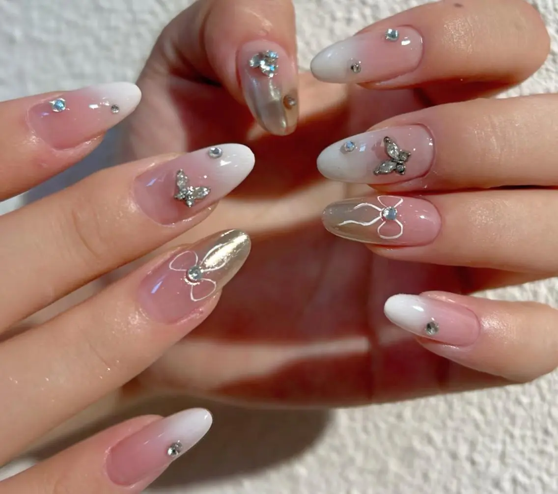 ネイル ハンドネイル By moonネイル 🌷ワンホン/韓国風のネイルデザイン