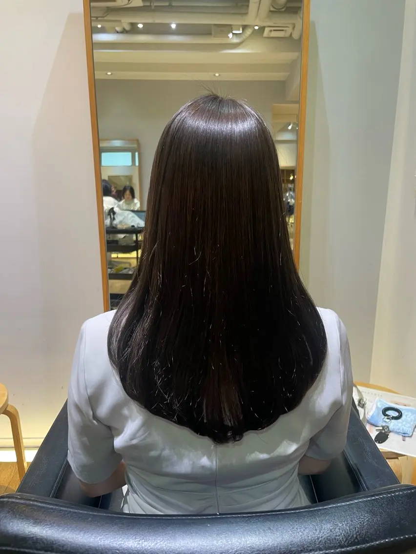 パーマ ヘアカラー 縮毛矯正 トリートメント レイヤー/縮毛矯正 🪄chihiroのヘアスタイル