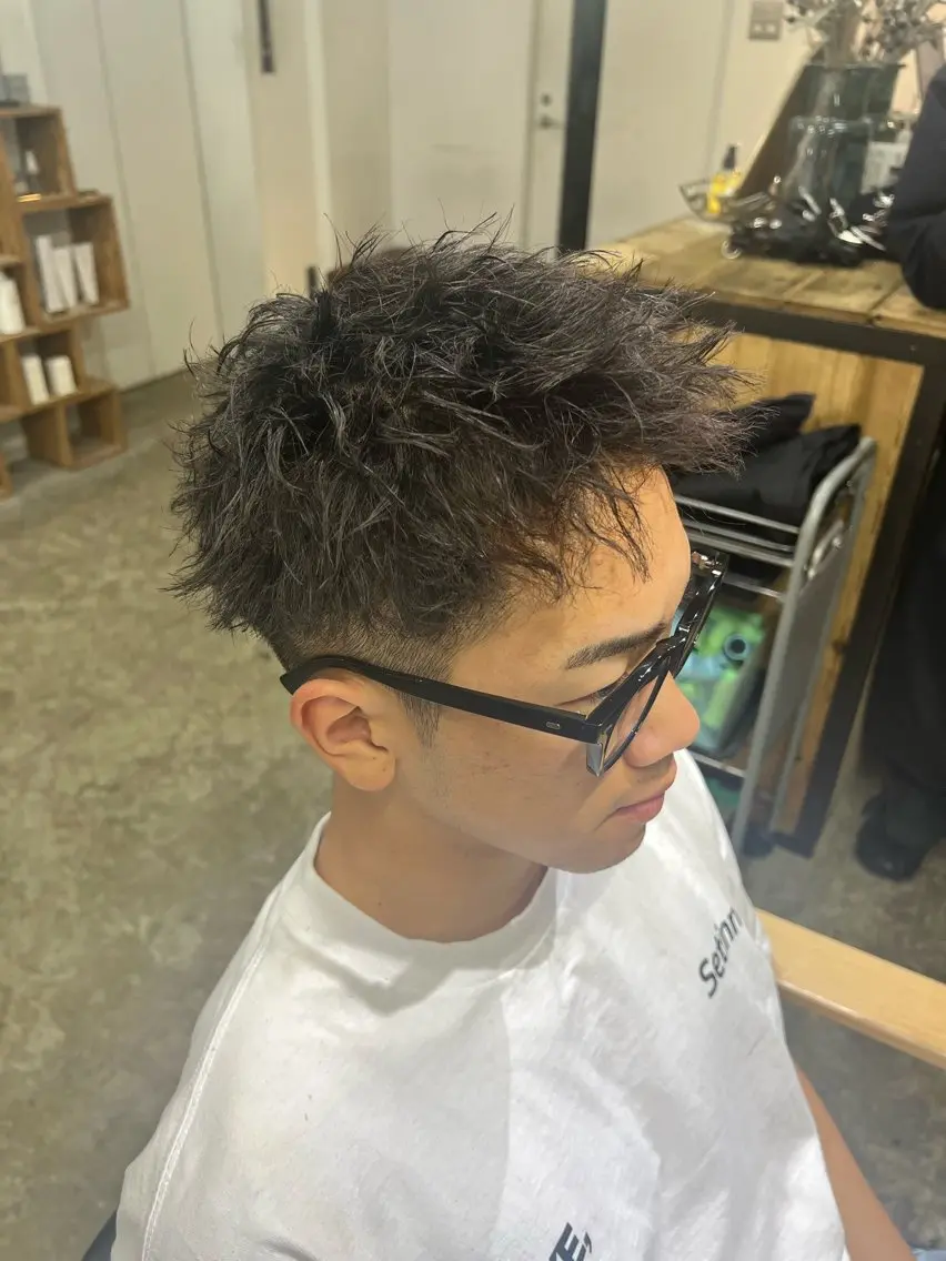 パーマ メンズ メンズパーマ QOL円山 SHOTAのヘアスタイル