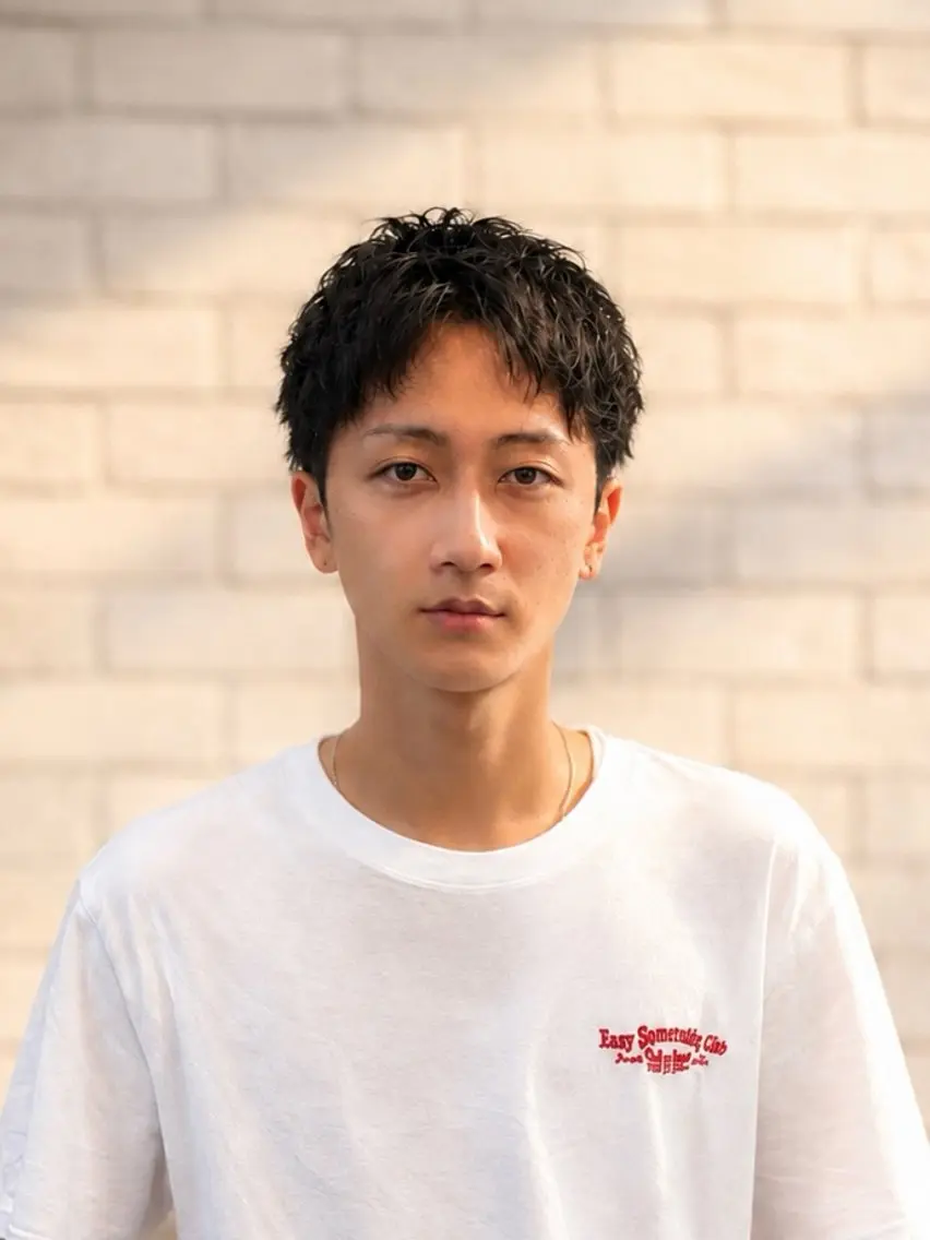 ショート パーマ メンズ カット パーマ 横浜メンズ特化/ カットパーマ/マサトのヘアスタイル