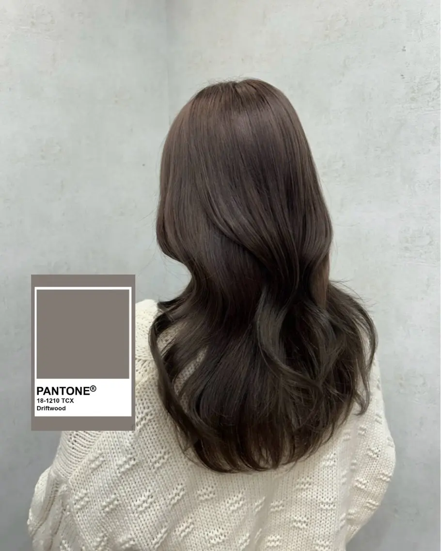 ロング カラー ヘアカラー トリートメント ダブルカラー┊ ベージュ┆ひなたのヘアスタイル
