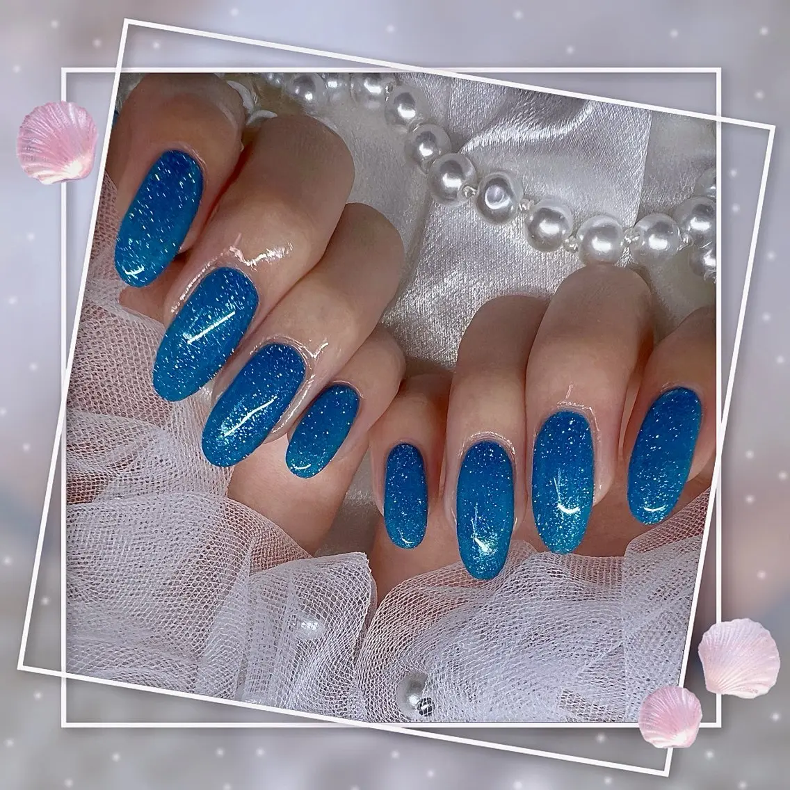ネイル チークネイル フレンチネイル グラデーション マグネットネイル マグネットフレンチ Chill Nailsalonのネイルデザイン