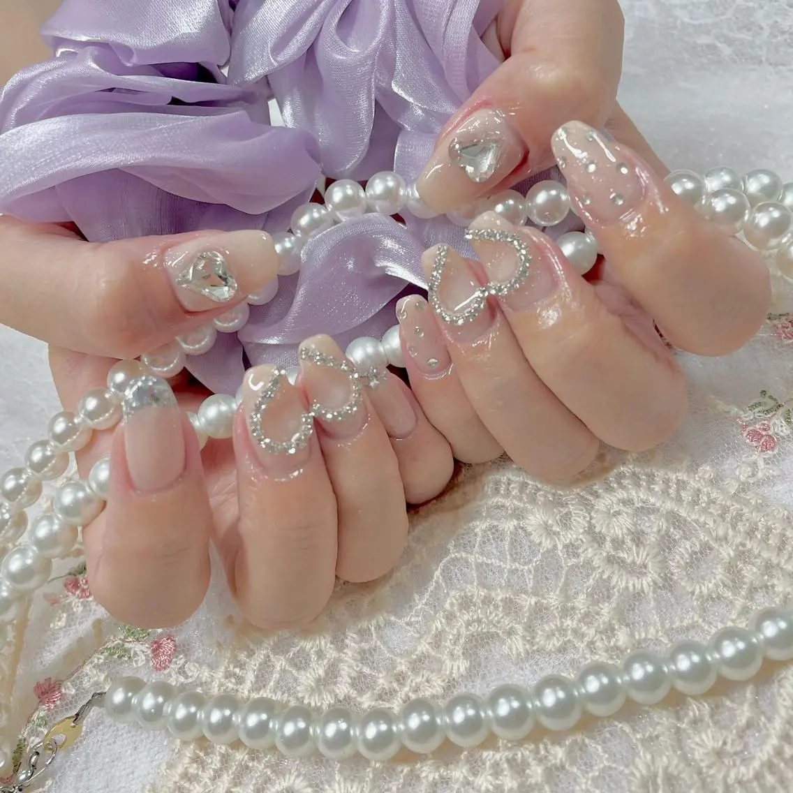 ネイル ジェルネイル ハート J terrace Nailのネイルデザイン